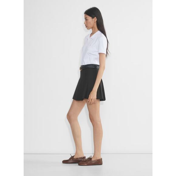 Aritzia Sunday Best Olive Pleated Mini Skirt Black - Picture 2 of 11